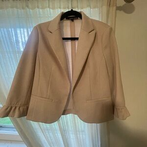 Light pink cropped blazer